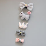 5Pcs/Set Baby Hair clip Set Baby Headband Accessories Cross Kid Hair Clip Cartoon Girl Hair Clip Baby Barrettes Hair Accessories