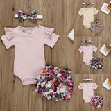 baby girl Solid Color Tops Clothing