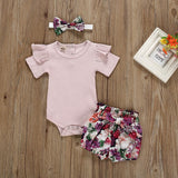 baby girl Solid Color Tops Clothing