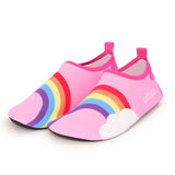 Children boys and girls anti-slip home barefoot kids slippers