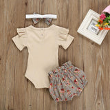 baby girl Solid Color Tops Clothing