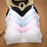 2019 Girls Training Bra Wireless Thin Cup Bra