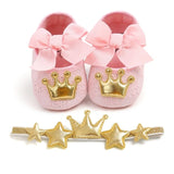 Fashion Flowers Princess First Walker Baby Girl Shoes