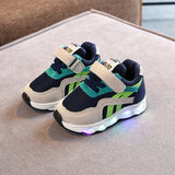 Size 21-30 Children's Led Shoes Boys Girls Lighted Sneakers Glowing Shoes for Kid