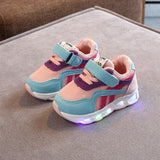 Size 21-30 Children's Led Shoes Boys Girls Lighted Sneakers Glowing Shoes for Kid