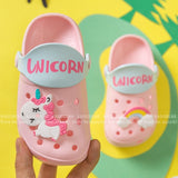 Baby Girl Cartoon Unicorn Toddler Beach Water Garden Slippers Kids Boy Cave Shoes Children Summer Flip Flops Indoor Cute Sandals