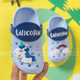 Baby Girl Cartoon Unicorn Toddler Beach Water Garden Slippers Kids Boy Cave Shoes Children Summer Flip Flops Indoor Cute Sandals