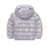 Winter Baby Girls Thick Ears Hooded Coat