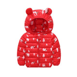 Winter Baby Girls Thick Ears Hooded Coat