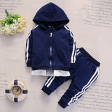 Baby Boy Cotton Zipper Jacket Pants