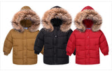 Winter Clothing set Boys Jacket Coat + Bib Pants