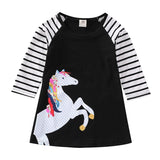 1-7 Years Kids Girl Baby Long Sleeve Dress