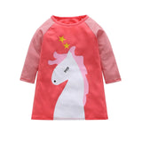 1-7 Years Kids Girl Baby Long Sleeve Dress