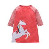 1-7 Years Kids Girl Baby Long Sleeve Dress