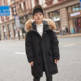 Children White Duck Down Snow Wear