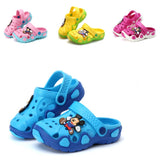 2018 Fashion New Summer Children Cartoon Characters Cave Shoes Boys And Girls Slippers sandals two wear Antiskid Slippers Beach