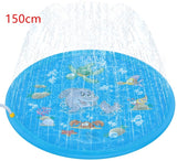 170cm Inflatable Spray Water Cushion Summer Kids Play Water Mat Lawn Games Pad Sprinkler Play Toys Outdoor Tub Swiming Pool