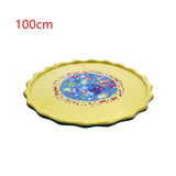 170cm Inflatable Spray Water Cushion Summer Kids Play Water Mat Lawn Games Pad Sprinkler Play Toys Outdoor Tub Swiming Pool