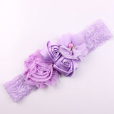 ideacherry Lace Baby Headband Chic Lace Flower Princess Girls Newborn Infant Headwear Bow Headdress for Toddler Hair Accessories