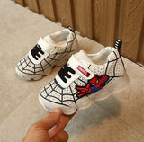 Boys Sneaker Girls Spiderman Kids Led Shoes With Lights Sneaker