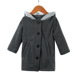 Cute Rabbit Ear Hooded Baby Coat