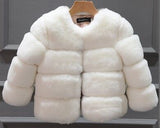 Winter Girls Elegant Fur Coats