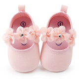 Fashion Flowers Princess First Walker Baby Girl Shoes