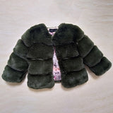 Winter Girls Elegant Fur Coats