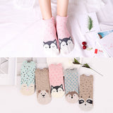 5Pairs/lot Kids Ankle Socks Cute Children Unicorn Socks For Girls Boys Seamless Ankle White Soft Cotton Socks 6 8 10 12 Years