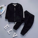 Baby Boy Cotton Zipper Jacket Pants