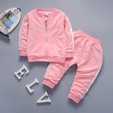 Baby Boy Cotton Zipper Jacket Pants