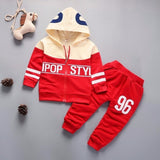 Baby Boy Cotton Zipper Jacket Pants