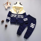 Baby Boy Cotton Zipper Jacket Pants