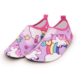 Children boys and girls anti-slip home barefoot kids slippers