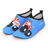 Children boys and girls anti-slip home barefoot kids slippers