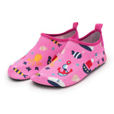 Children boys and girls anti-slip home barefoot kids slippers