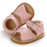 Girl Sandals Leather Soft Sole Shoes