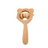 Beech Wood Bear Hand Teething Wooden Ring