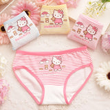 4pcs/lot fashion kids panties girls' briefs female child underwear lovely cartoon panties children clothing baby Girl Underwear