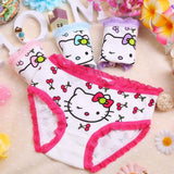 4pcs/lot fashion kids panties girls' briefs female child underwear lovely cartoon panties children clothing baby Girl Underwear