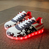 Size 27-41 Children Glowing Sneakers with Light Shoes Luminous Sneakers for Boys Girls Krasovki with Backlight Kid Luminous sole