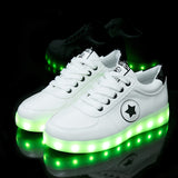 Size 27-41 Children Glowing Sneakers with Light Shoes Luminous Sneakers for Boys Girls Krasovki with Backlight Kid Luminous sole