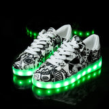 Size 27-41 Children Glowing Sneakers with Light Shoes Luminous Sneakers for Boys Girls Krasovki with Backlight Kid Luminous sole