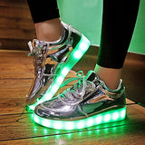 Size 27-41 Children Glowing Sneakers with Light Shoes Luminous Sneakers for Boys Girls Krasovki with Backlight Kid Luminous sole