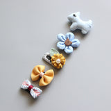 5Pcs/Set Baby Hair clip Set Baby Headband Accessories Cross Kid Hair Clip Cartoon Girl Hair Clip Baby Barrettes Hair Accessories