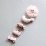 5Pcs/Set Baby Hair clip Set Baby Headband Accessories Cross Kid Hair Clip Cartoon Girl Hair Clip Baby Barrettes Hair Accessories