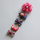 5Pcs/Set Baby Hair clip Set Baby Headband Accessories Cross Kid Hair Clip Cartoon Girl Hair Clip Baby Barrettes Hair Accessories