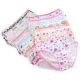 6pcs/set Baby Panties Cotton Kids Underpants Baby Girl Print Briefs Panties for girls Children's Underpants Random Color